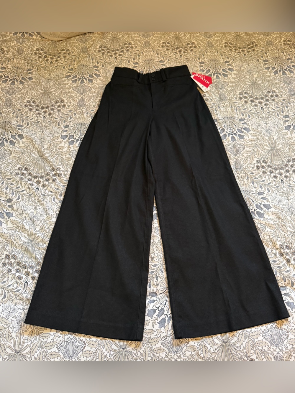 SPANX Easy Breezy Black Wide Leg Pants